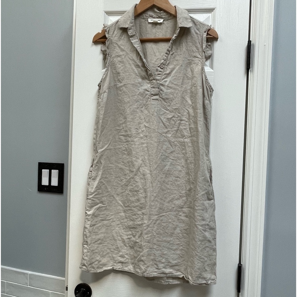 Beach lunch lounge linen dress